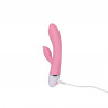 Jasnoróżowy wibrator stymulator łechtaczki 20,5 cm
